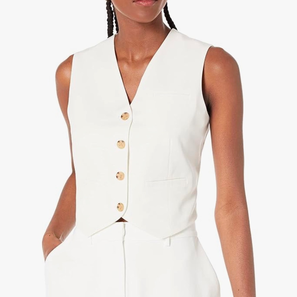 H&M white vest top